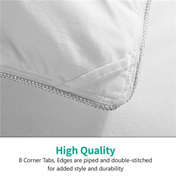 Luxurious King Size Down Feather Fibers Comforter, Ultra-Soft Down - Picture 6 of 7
